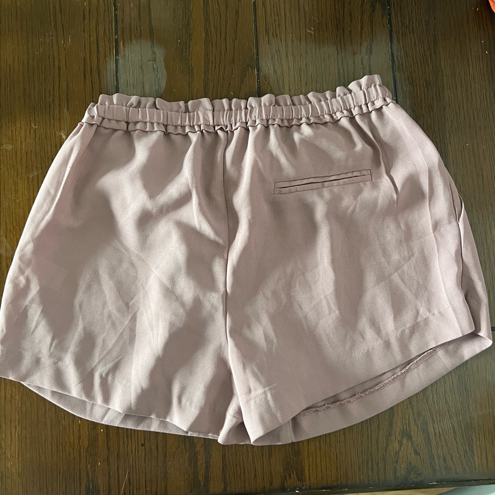 Lulu's High Waist Mauve Shorts - Picture 2 of 3